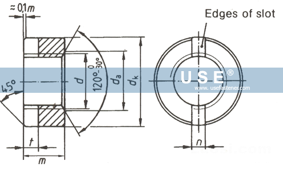 DIN 546 - Slotted Round Nuts